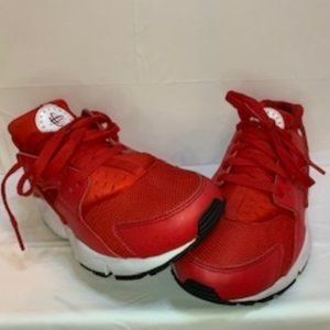 Youth Red Nike Huarache Running Shoe